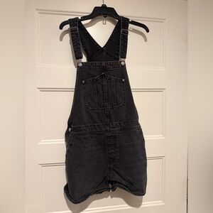 Old Navy Charcoal Denim Overalls